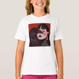 Camiseta The woman and the crow