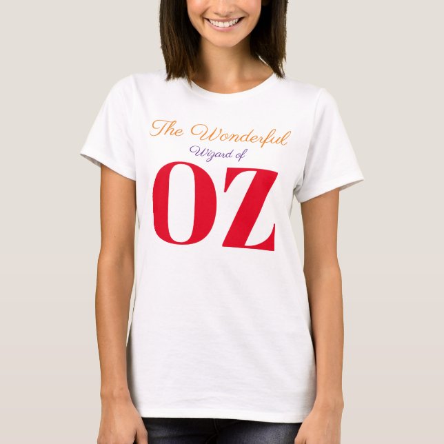 Camiseta The Wonderful Wizard of Oz (Anverso)