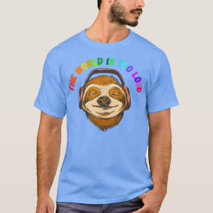 Camiseta The World Is Too Loud Autism Awarness Neurodiverge