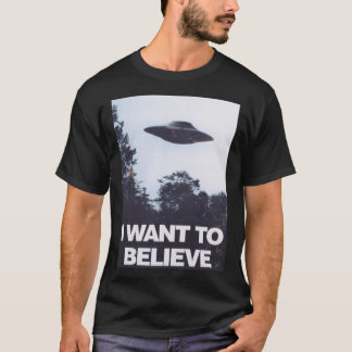 Camiseta The XFiles Quiero Creer divertido