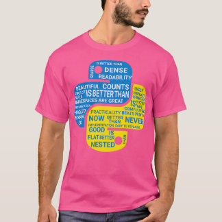 Camiseta The Zen Of Python Programmers
