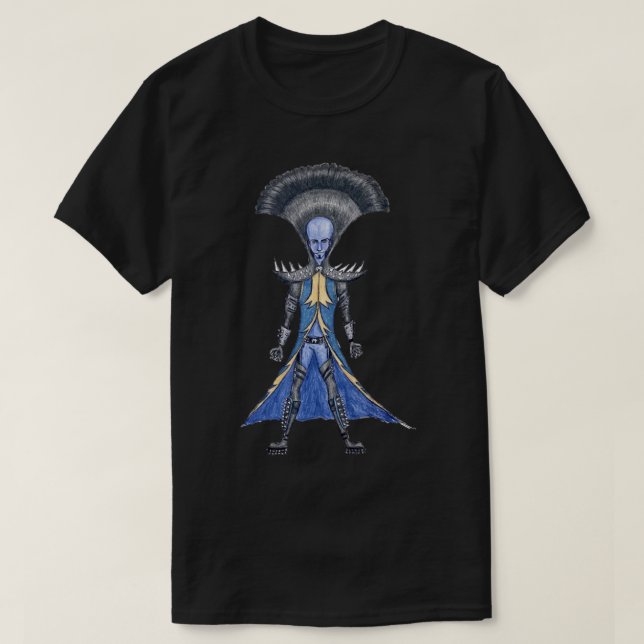 Camiseta TheBlackMamba(Megamind) (Diseño del anverso)