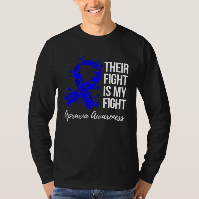 Camiseta Their Fight Is My Fight Apraxia Awareness (Anverso)