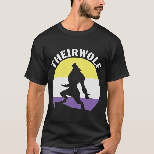 Camiseta Theirwolf Androgynous No Binary Gender Identity G (Anverso)