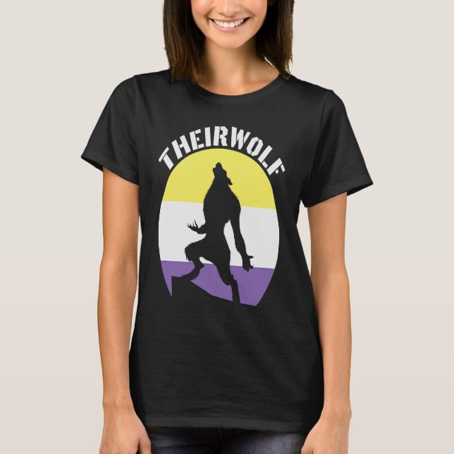 Camiseta Theirwolf Androgynous No Binary Gender Identity G (Anverso)