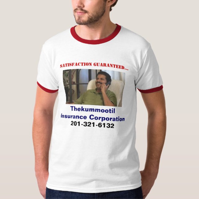 Camiseta Thekummootil Insurance Corporation, Satisfa… (Anverso)