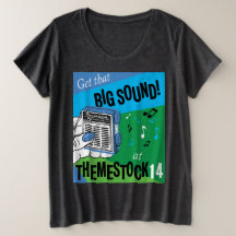 Camiseta Themestock XIV para mujeres talla plus