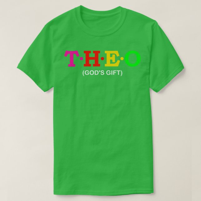 Camiseta Theo God39s regalo 1 (Diseño del anverso)