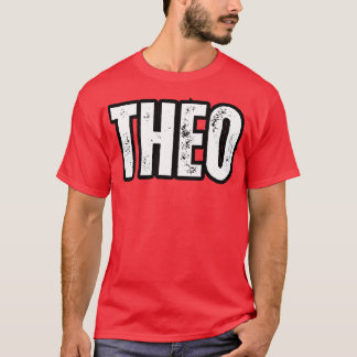 Camiseta Theo Name Gift Aniversario de la Fiesta de Cumplea