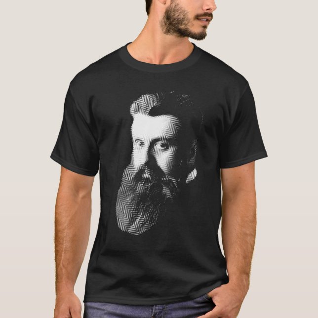 Camiseta Theodor Herzl, retrato (Anverso)