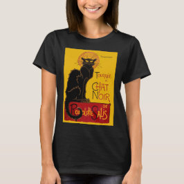 Camiseta Theophile Steinlen - Le Chat Noir Vintage