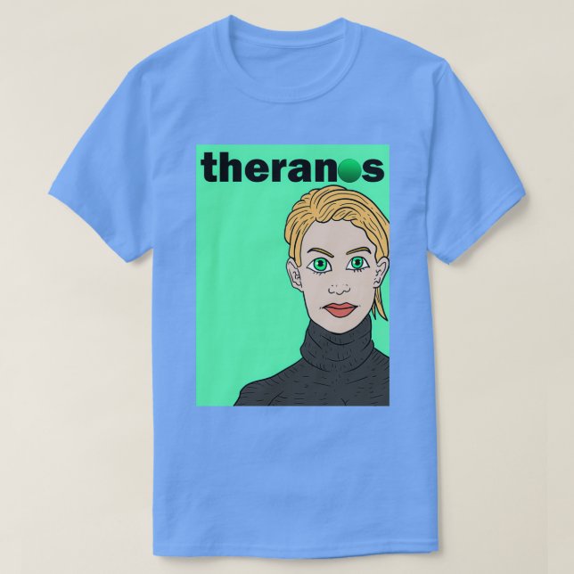 Camiseta theranos merch  (Diseño del anverso)