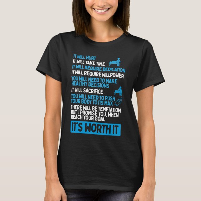 Camiseta Therapy Its worth it Healthcare Physical Therapist (Anverso)