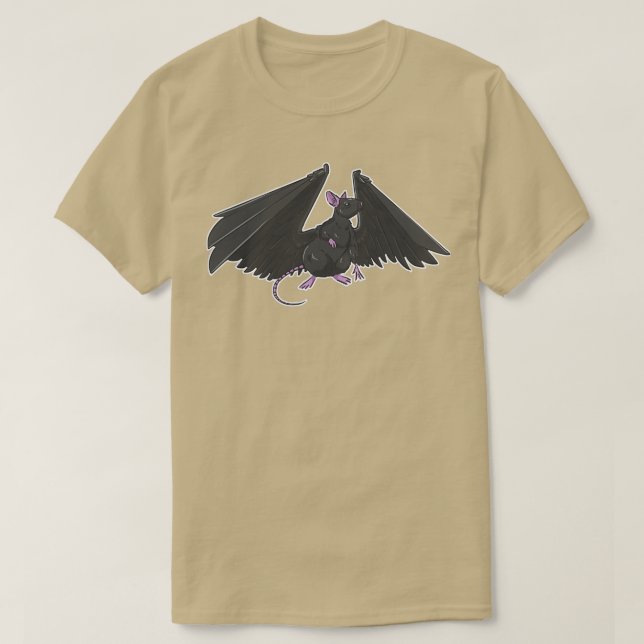Camiseta TheRatWithWings 1 (Diseño del anverso)