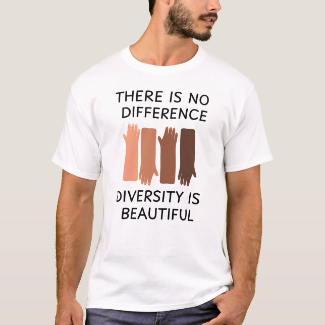 Camiseta There I No Diversity (Anverso)