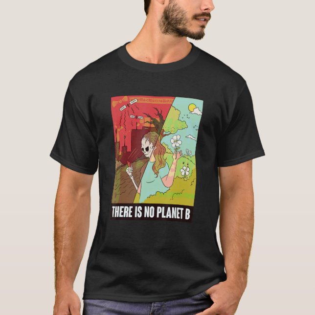 Camiseta There Is No Planet B   Earth Day   Global Warming (Anverso)
