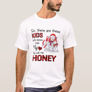 Camiseta There's These Kids They Call Me Honey Snowman