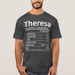 Camiseta THERESA Nutrition Nombre personalizado Gratificaci
