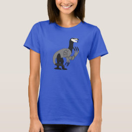 Camiseta Therizinosaurus Arte de Dinosaurio Adulto