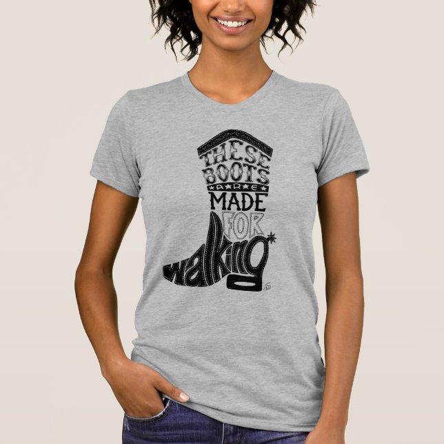 Camiseta These boots western style (Anverso)