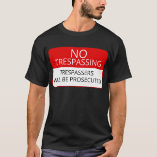 Camiseta TheSignsTS - ninguna serie de violación de Aparel