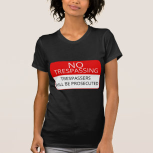 Camiseta TheSignsTS - ninguna serie de violación de Aparel