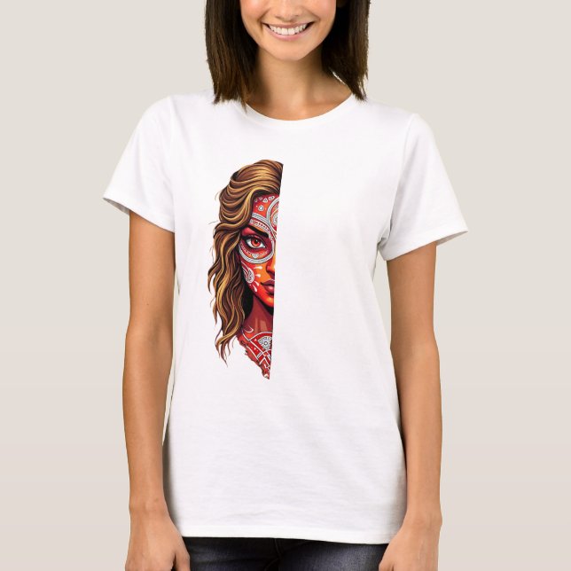 Camiseta Theyyam-Kathakali Fusion - Audaces expresiones de  (Anverso)