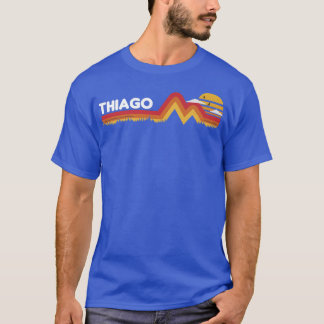 Camiseta Thiago Funny Retro Vintage Sunset Thiago 80 90s P
