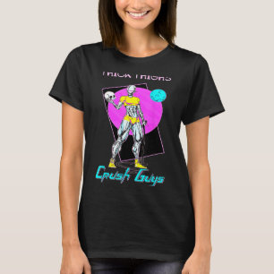 Camiseta Thiick Thighs Crush Hombres Halterofilia Bodybuild