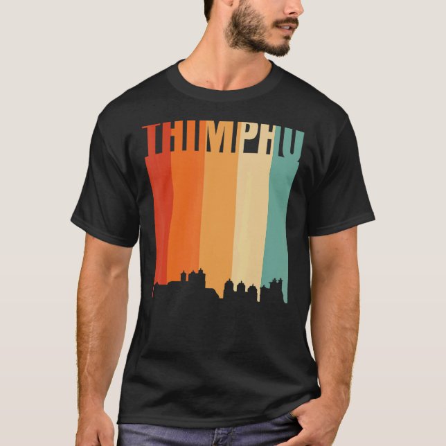 Camiseta Thimphu Skyline (Anverso)