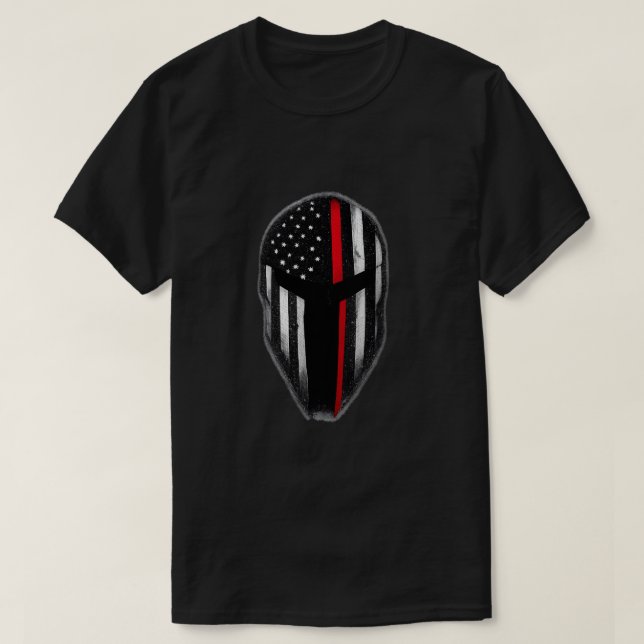 Camiseta Thin Red Line Spartan Helmet T-Shirt (Diseño del anverso)