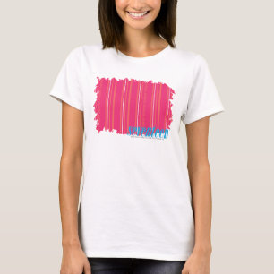 Camiseta Thin Stripes Magenta 2