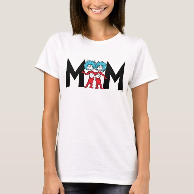Camiseta Thing One Thing Two | Mamá de Gemelos (Anverso)