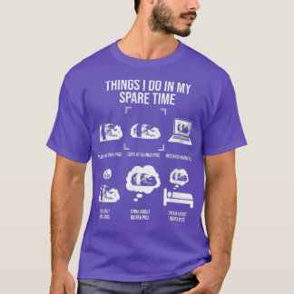 Camiseta Things I Do In My Spare Time, Guinea Pig Lover 
