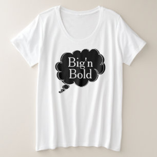 camiseta think big 'n bold de dalDesignNZ