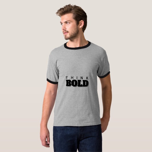Camiseta Think Bold (Anverso completo)