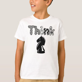 Camiseta Think Chess Chess Chess Aovers
