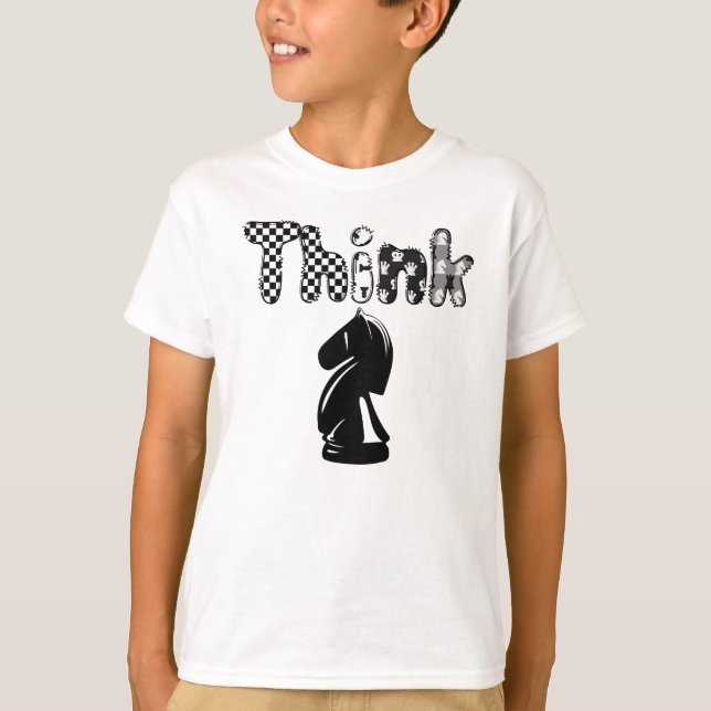 Camiseta Think Chess Chess Chess Aovers (Anverso)