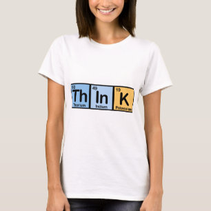Camiseta Think hizo de elementos