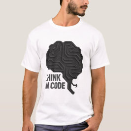 Camiseta " Think  in code"