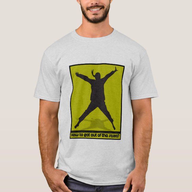 Camiseta Think out of square (Anverso)