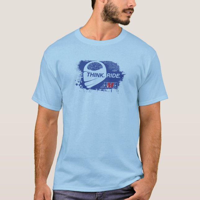 Camiseta Think.Ride. Calle (luz) (Anverso)