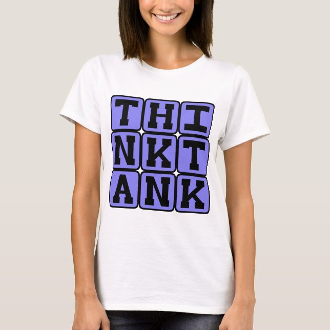 Camiseta Think Tank, Lluvia de ideas (Anverso)
