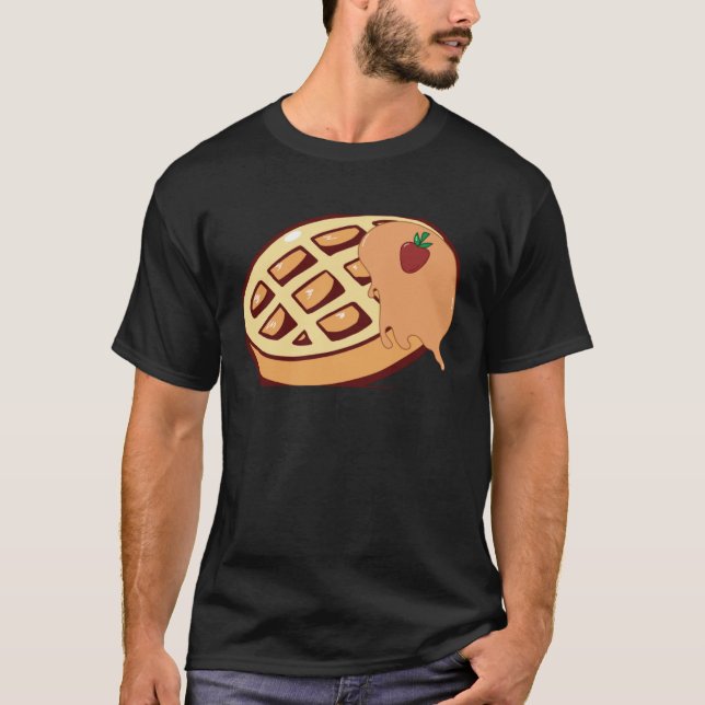 Camiseta Thinking About Waffles Delicious Waffle Chef (Anverso)