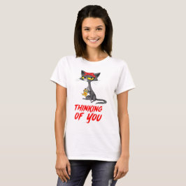 Camiseta Thinking Of You Voodoo Doll Cat