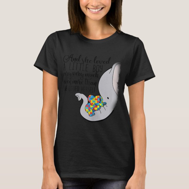Camiseta This And She Loved A Little Boy Very Very Much Eve (Anverso)