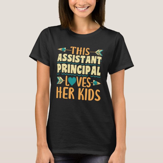 Camiseta This Assistant Principal Loves Her Kids (Anverso)