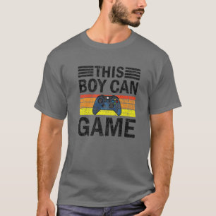 Camiseta This Boy Can Game Funny 80S Retro Video Gaming Con