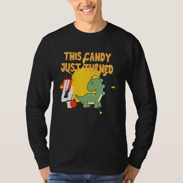 Camiseta This Candy Just Turned 4 Apparel (Anverso)