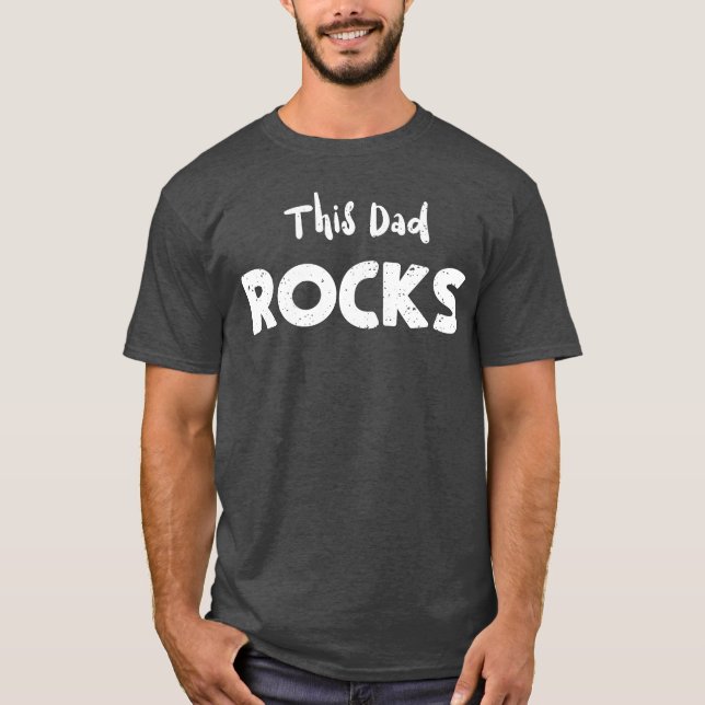 Camiseta This Dad Rocks Guitar (Anverso)